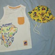 ujjatlan felső+nyári kalap