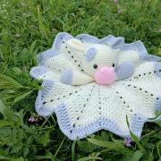 Horgolt bocis szundikendő