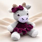 Horgolt plüss bocilány