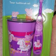 Peppa malac lila időmérős fogkefe