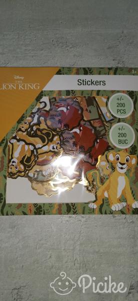 Oroszlán király matrica