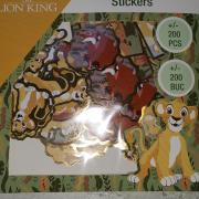 Oroszlán király matrica