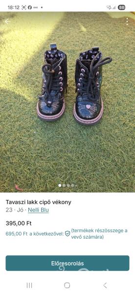 23as vékony bakancs cipő