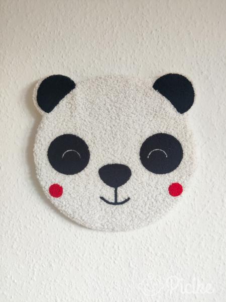Pandás plüssös fali dekoráció