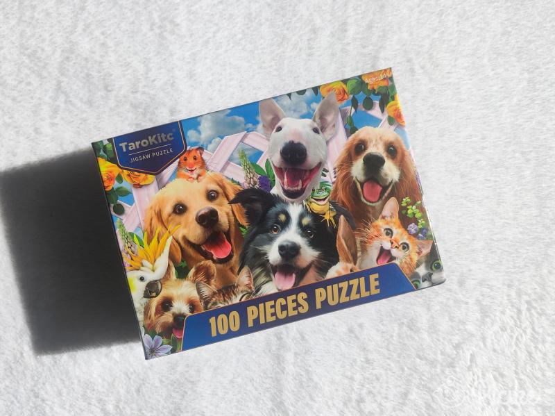 Vicces állatos kirakó 100db