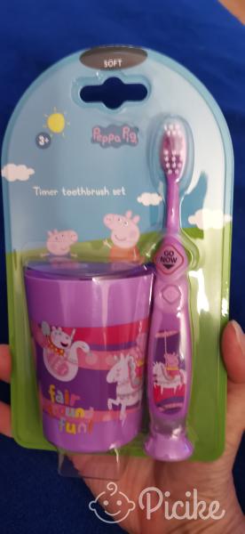 Peppa malac, időmérős fogkefe