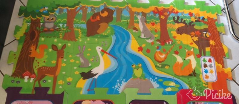 Színes játszószőnyeg puzzle/habtapi,nagyméretű