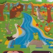 Színes játszószőnyeg puzzle/habtapi,nagyméretű