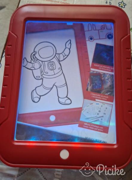 ALDI LED-MALTAFEL LCD rajztábla - 6 szín, 30 sablon