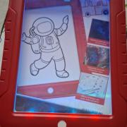 ALDI LED-MALTAFEL LCD rajztábla - 6 szín, 30 sablon