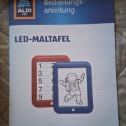 ALDI LED-MALTAFEL LCD rajztábla - 6 szín, 30 sablon