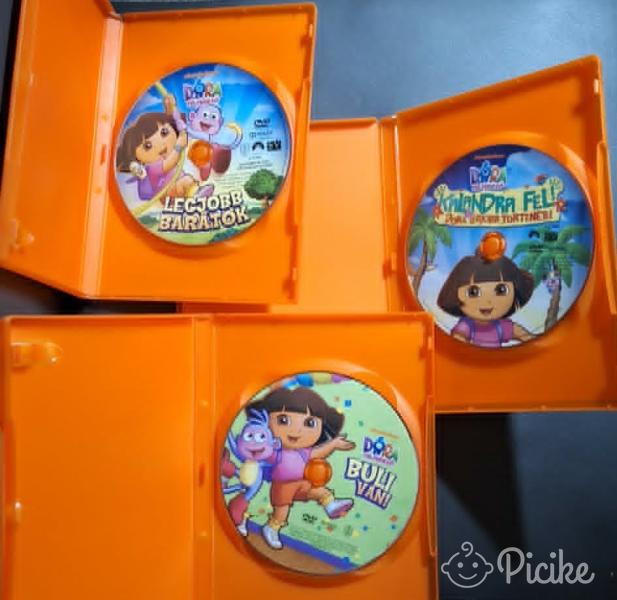 3x Dora a felfedező DVD szett