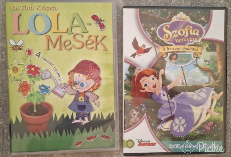 Lola Mesék és Szófia hercegnő DVD  csomag